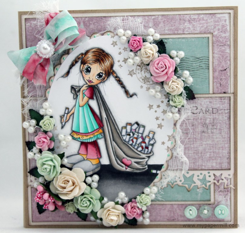 Copic-kort til Henrikke front