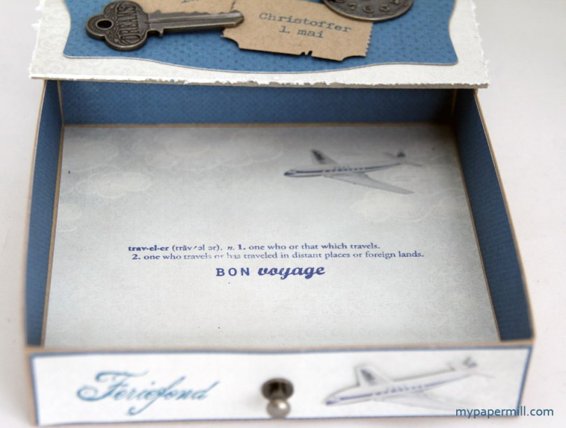 taglommestaffelikommodekort Kjersti og Christoffer skuff ute