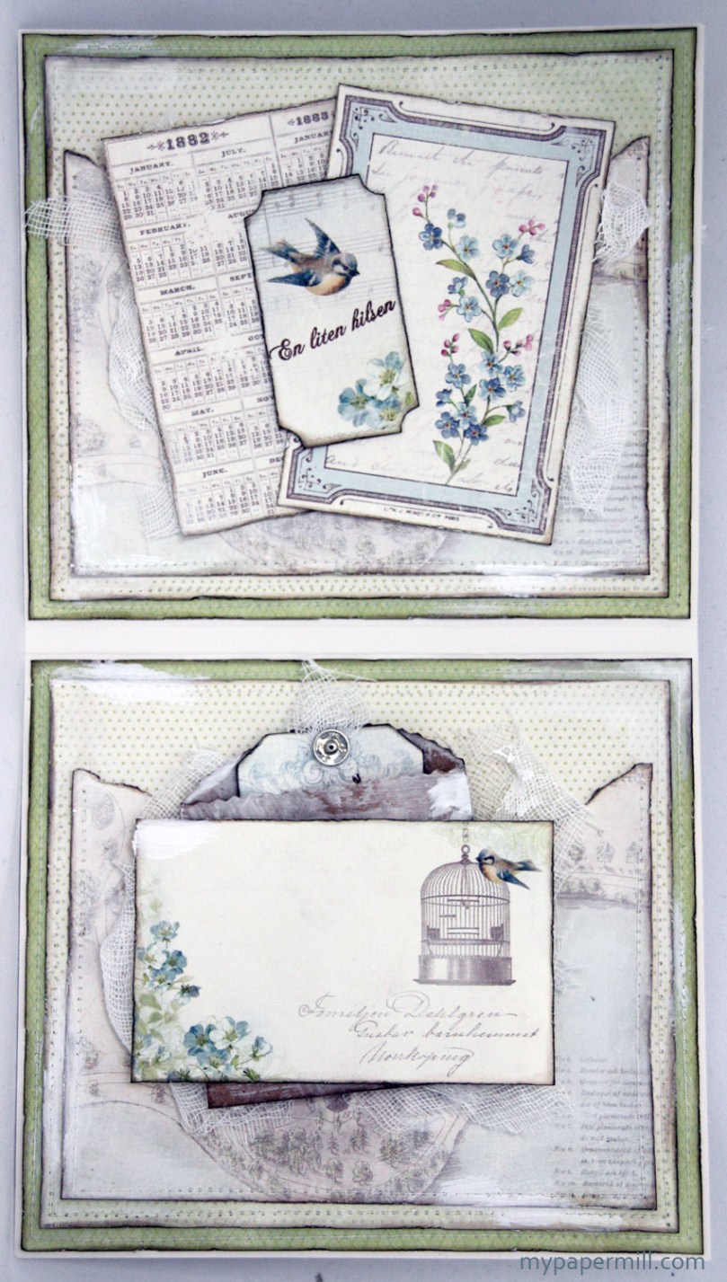 Vintage Garden-kort innsider