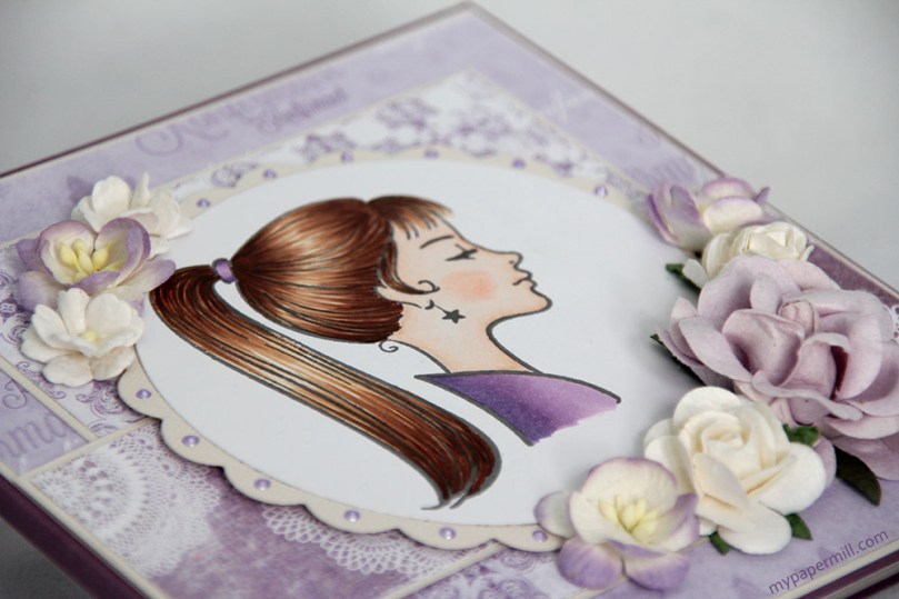 konfirmasjonskort Isabelle blomst