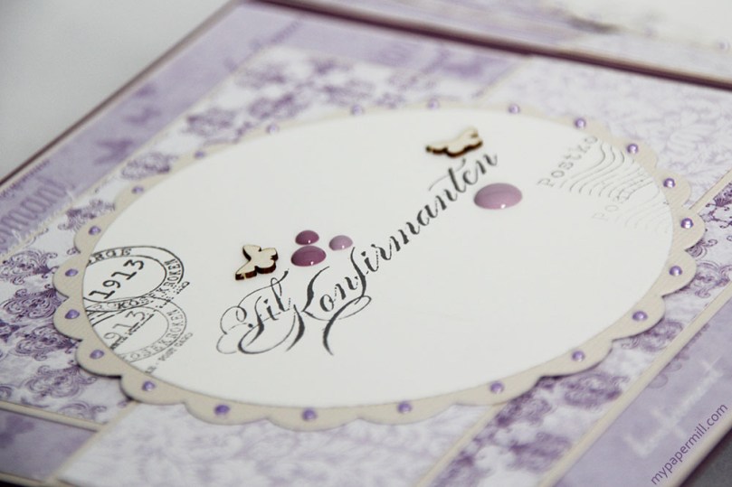 konfirmasjonskort Isabelle dotter