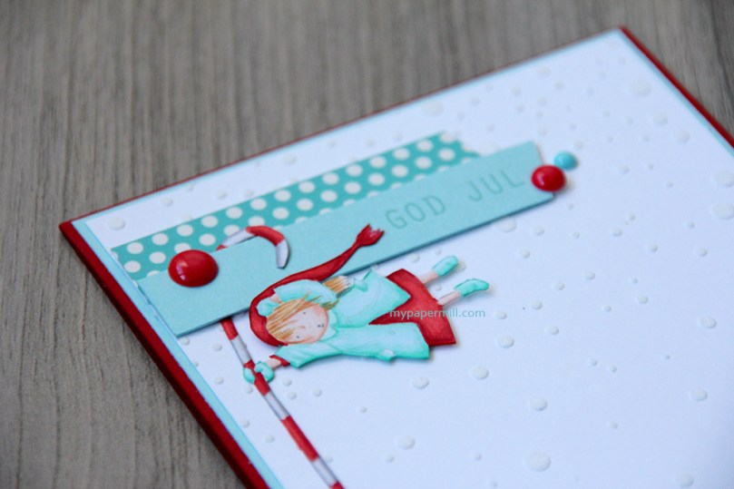 Ett Trykk 0515 Julekort etter skisse Mo Manning Seasons Greetings detalj