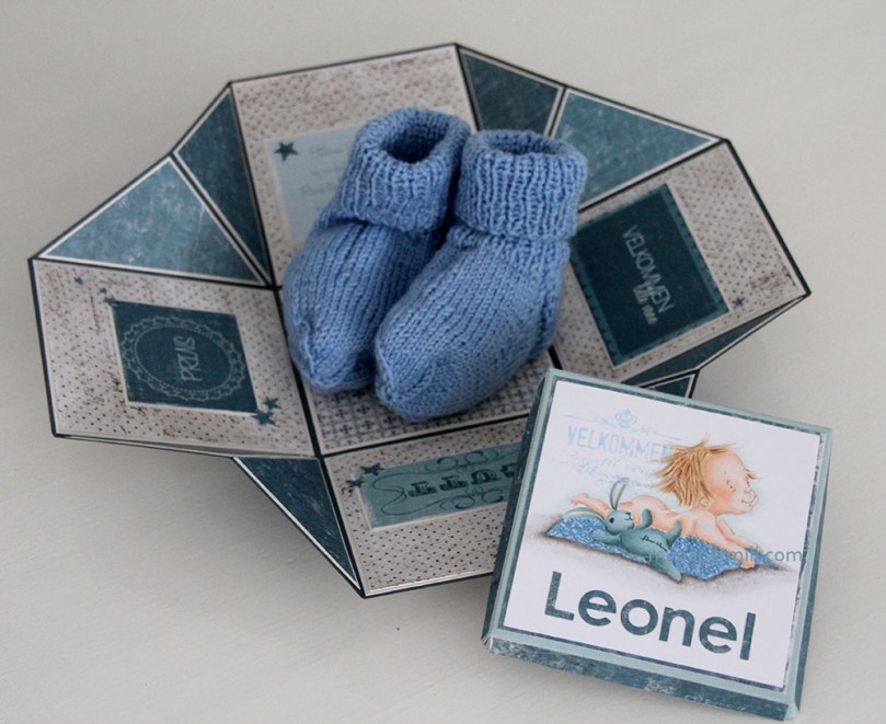 Juli 2015 - Baby and bunny eksplosjonsboks åpen