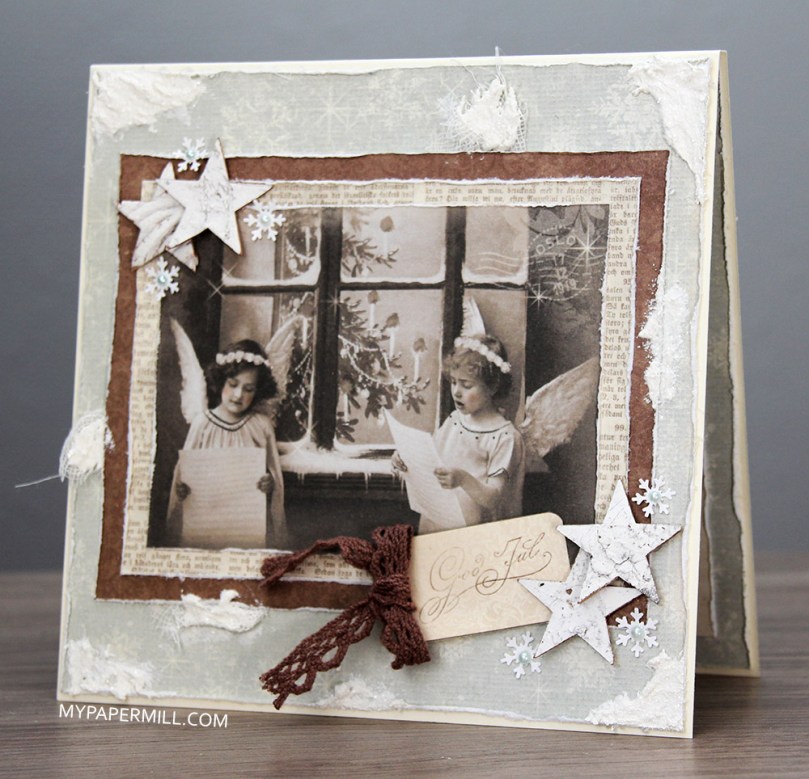 August - julekort bestilling front