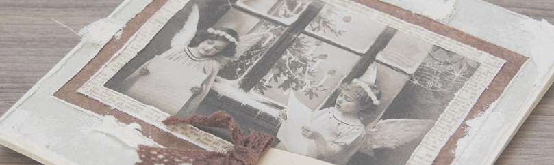 August - julekort på bestilling front skrått PS