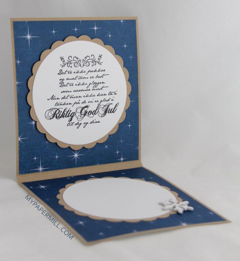 Mo Manning Little Elf Finn julekort innsider