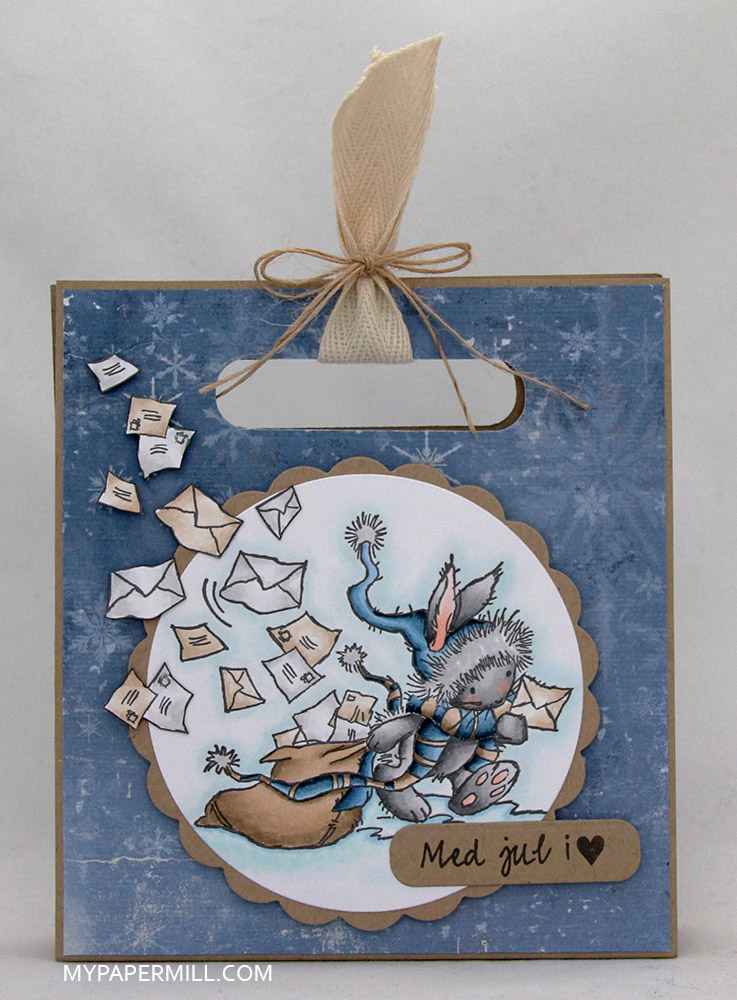 ET0615En mal Lili of the Valley Christmas Post front