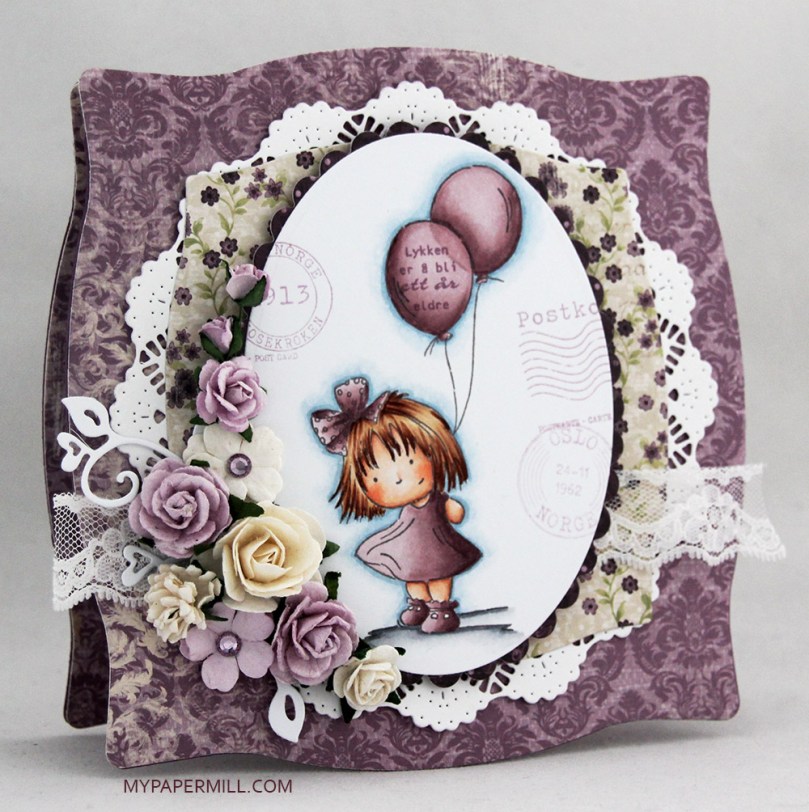 Februar - dies forside Lili of the Valley Maisie Two Balloons front skrått