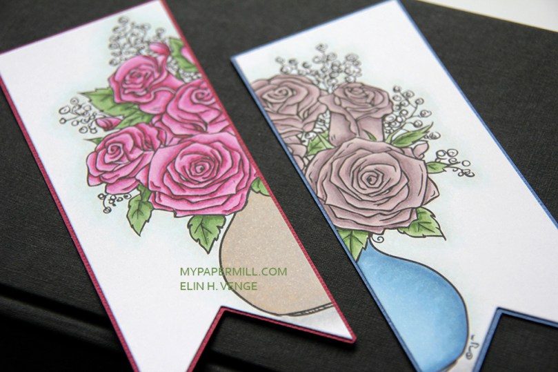 Mo Manning Roses in Vase bokmerker skrått