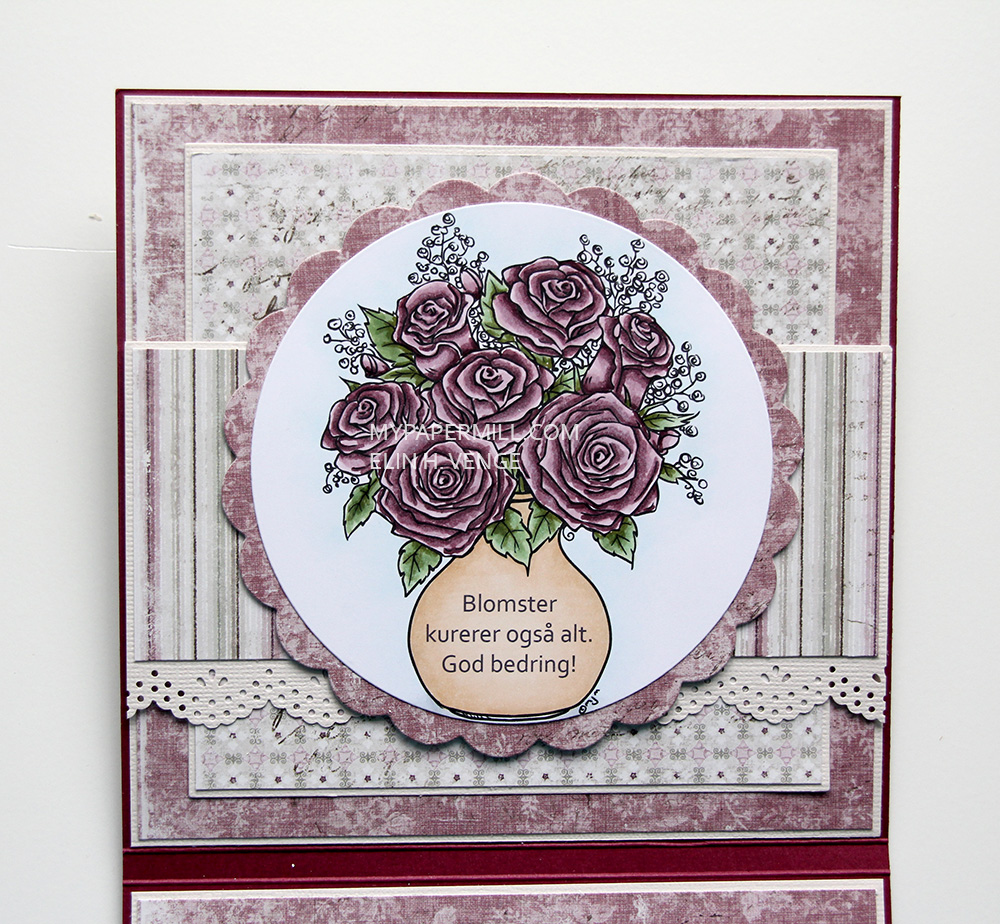 Mo Manning Chocolate Smile god bedring innside Roses in Vase