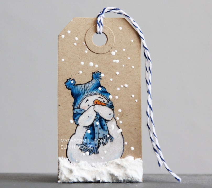 mo-manning-giggling-snowman-pakkelapp