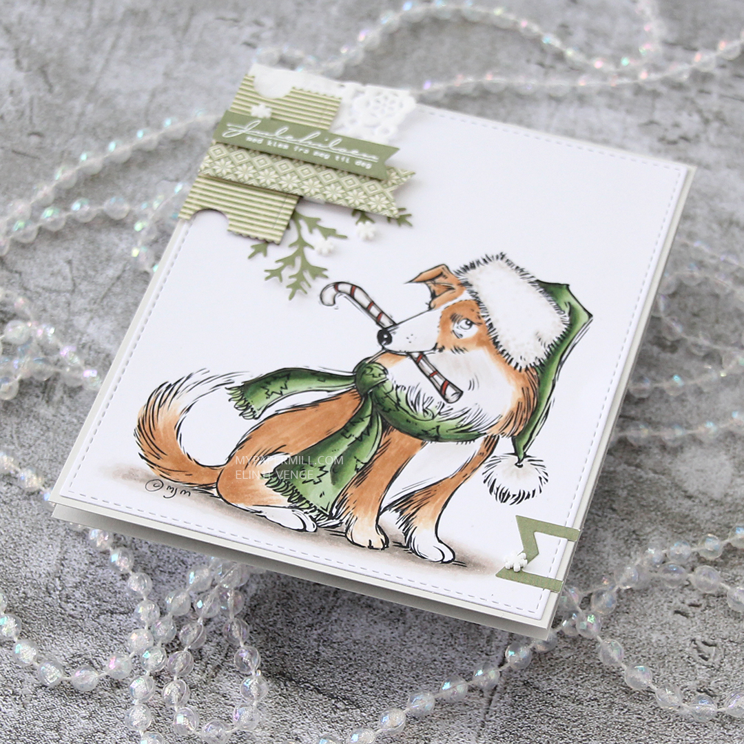 Mo Manning Christmas Sheepdog front høyre