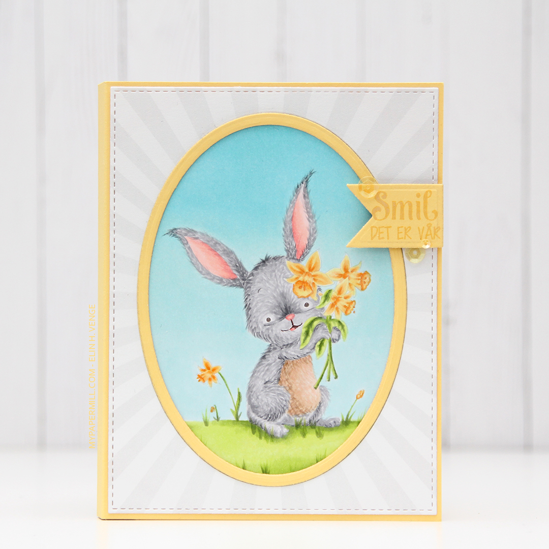 Påskekort Lee Holland Bunny front