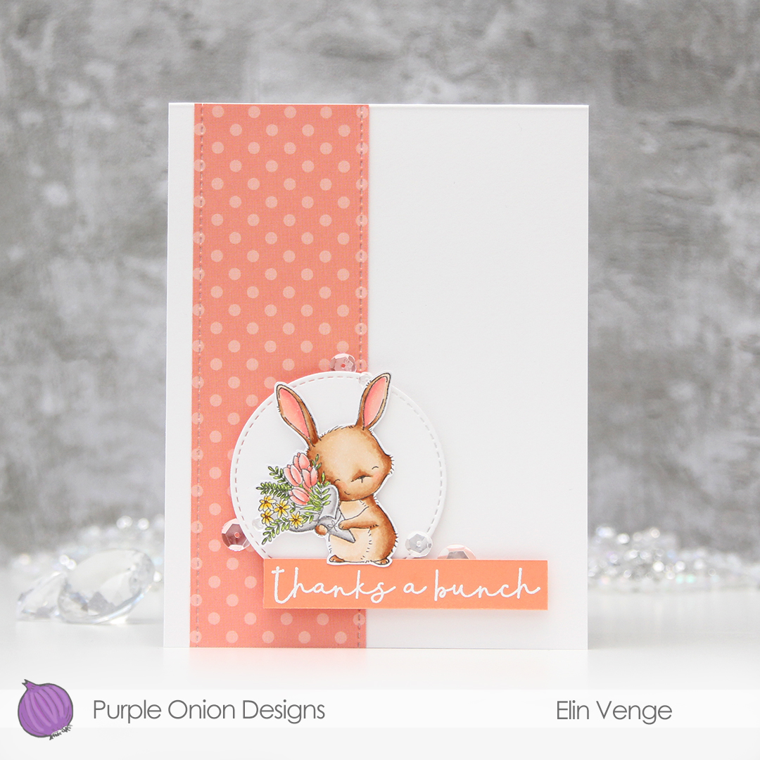 Purple Onion Designs Junie thanks a bunch front