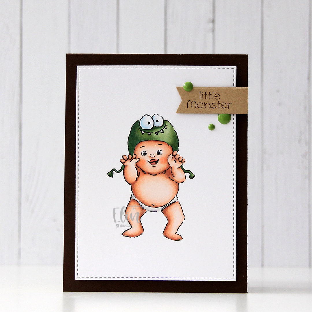 HK Art Impressions Little Monster front rett