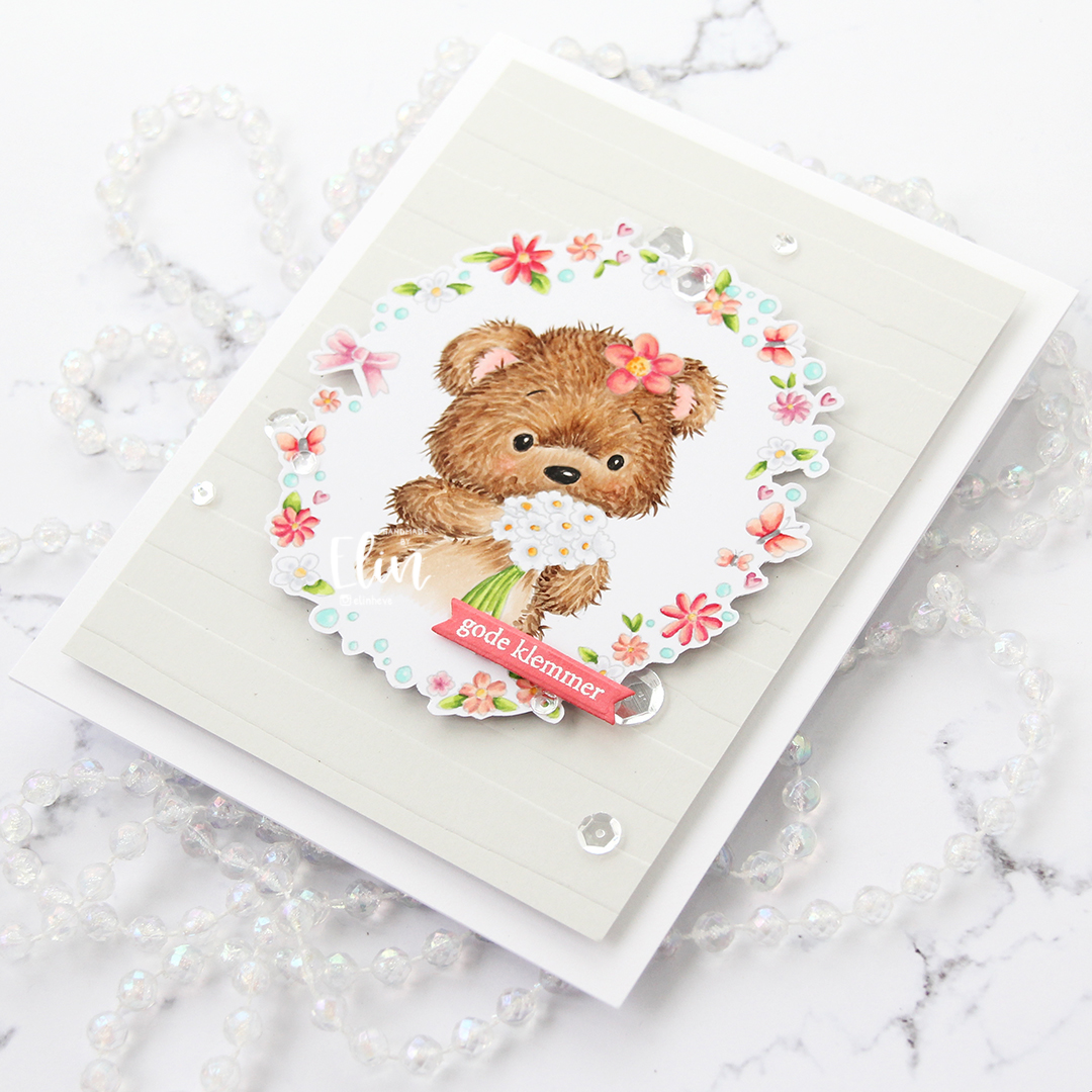 Lili of the Valley Jenny floral border flatlay høyre