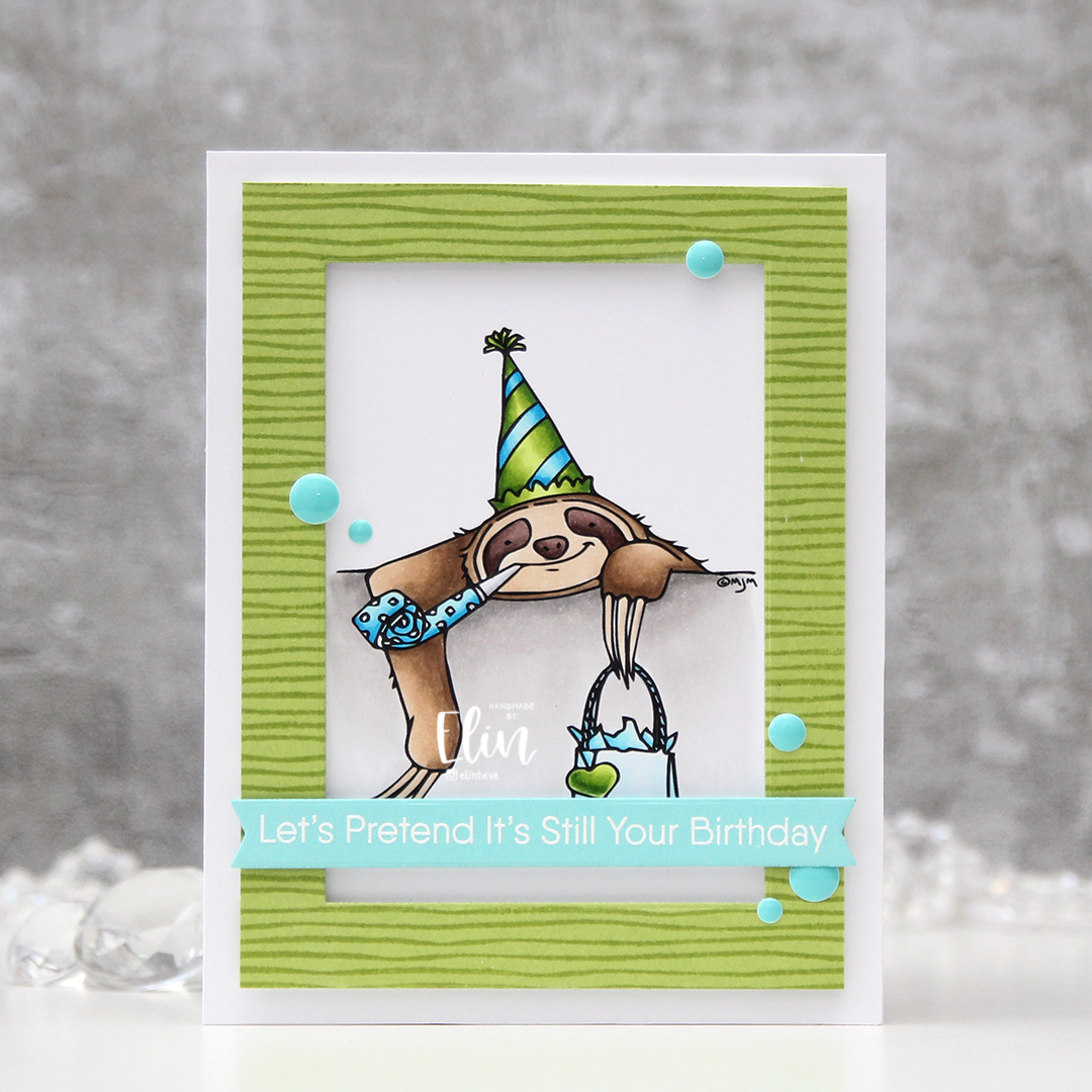 Mo Manning Belated Birthday Sloth front rett