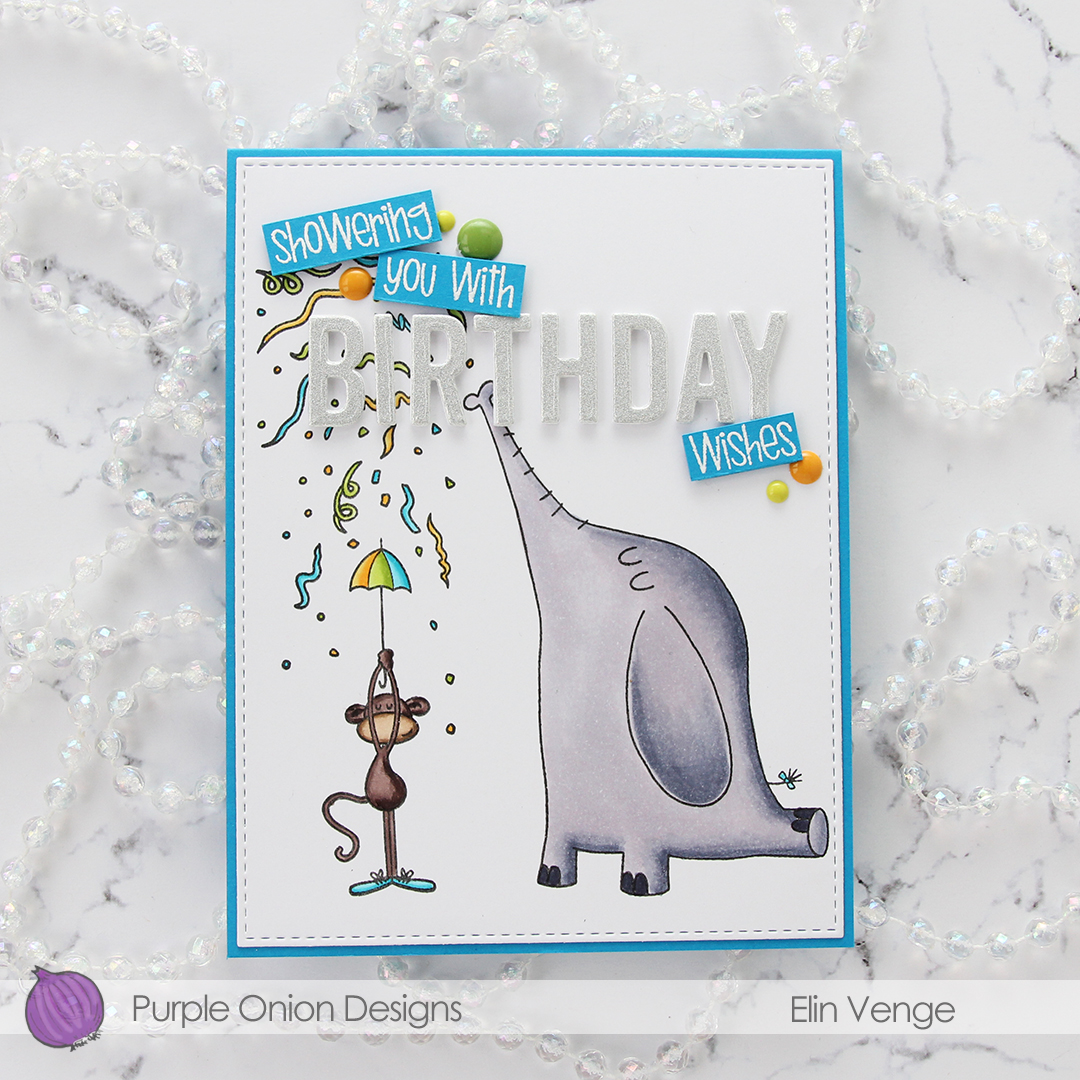 Purple Onion Designs - Elin Venge - Confetti Celebration flatlay