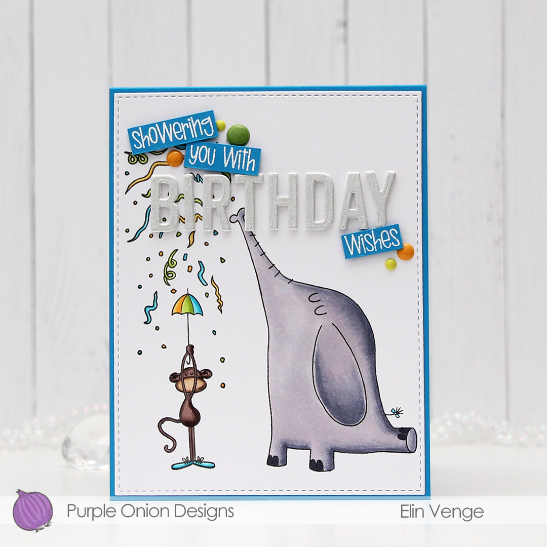 Purple Onion Designs - Elin Venge - Confetti Celebration front