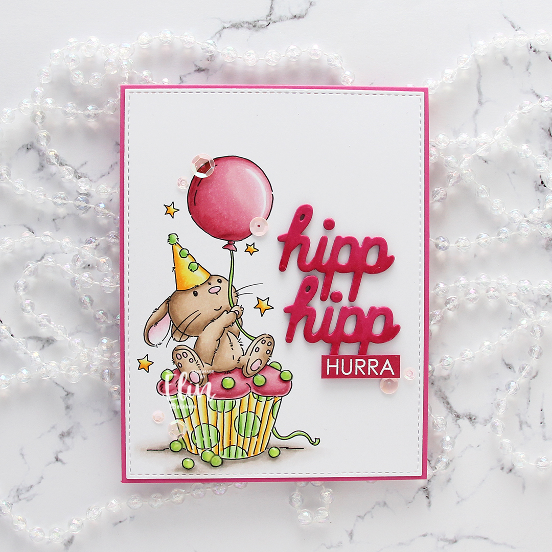 Lili of the Valley Cupcake Bunny flatlay rett