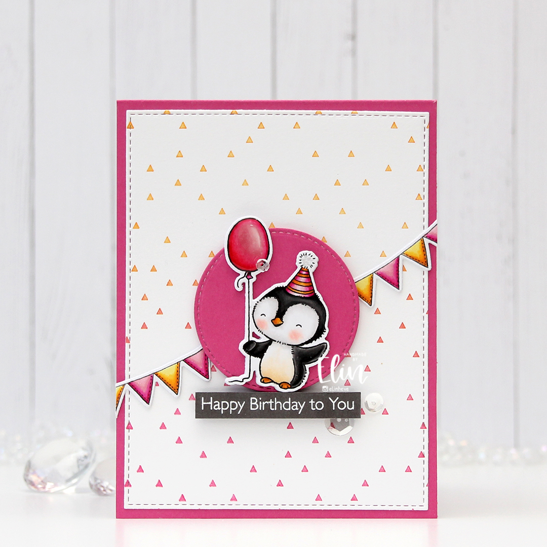 My Favorite Things Penguin Party sketch 549 front rett