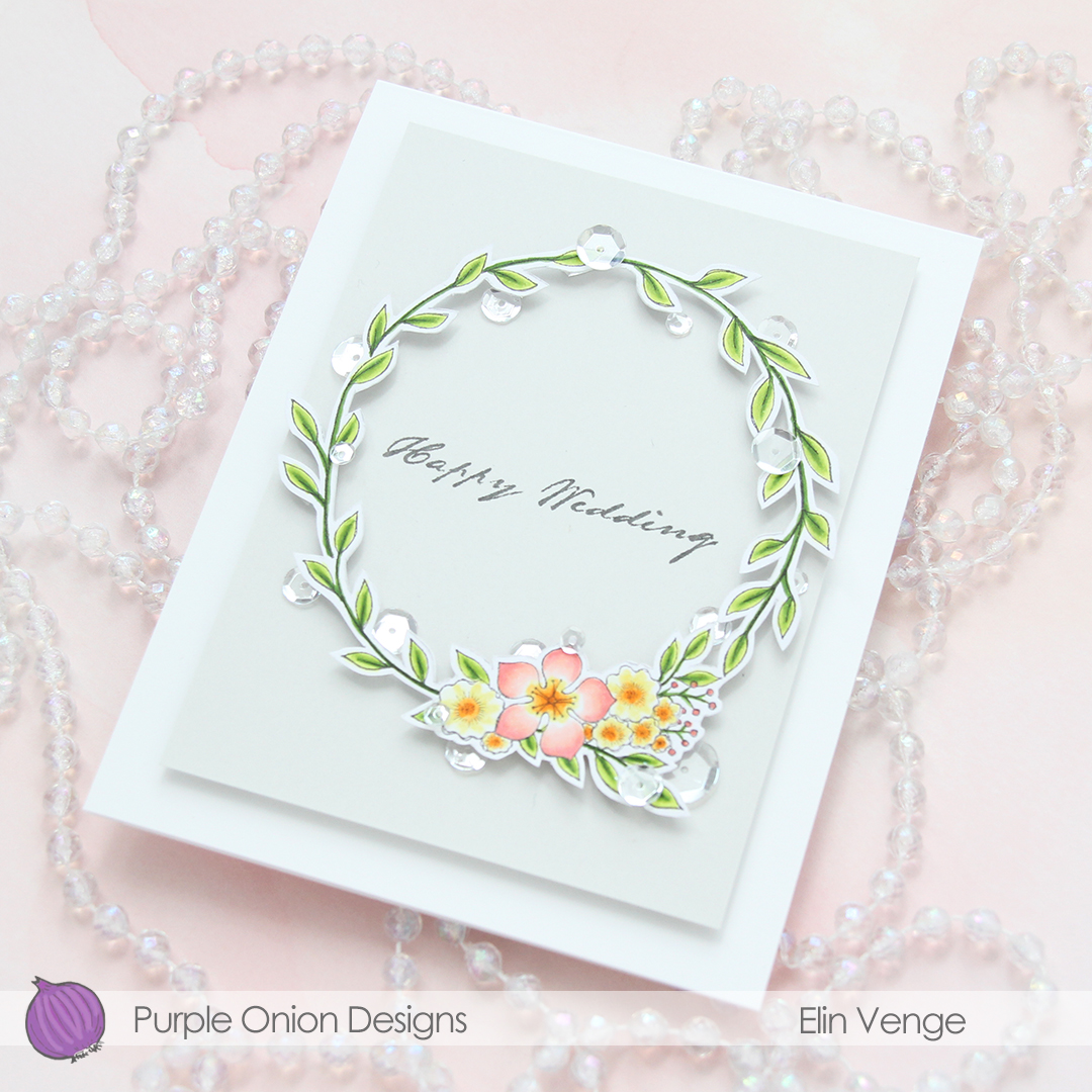 Purple Onion Designs - Elin Venge - Large Floral Wreath flatlay angled2