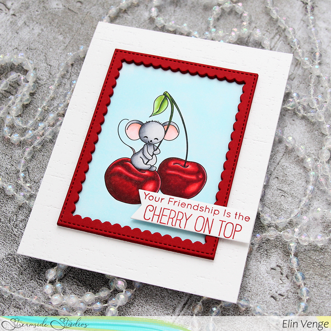 Streamside Studios Cherry-ific mouse flatlay høyre