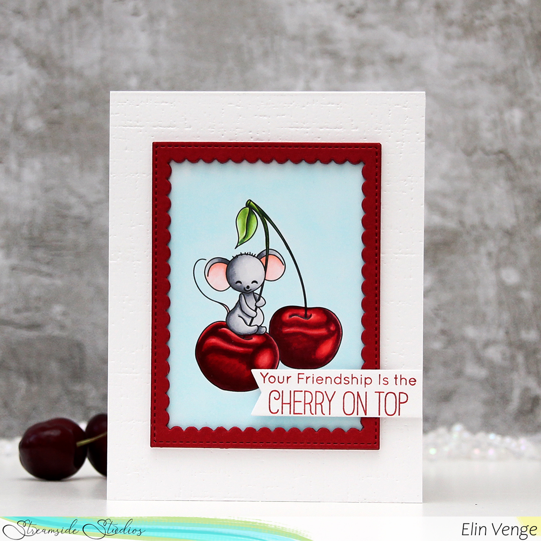 Streamside Studios Cherry-ific mouse front rett